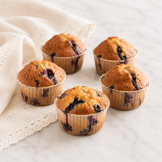 High Protein Keto Blueberry Muffins