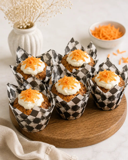 Keto Carrot Cupcakes