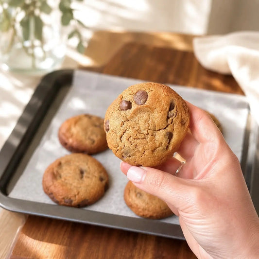 Almond Butter Chocolate Chip Cookies